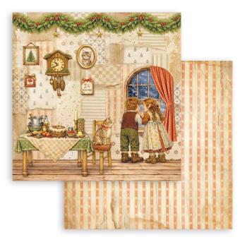 Preview: Stamperia - Designpapier "Silent Night" Paper Pack 12x12 Inch - 10 Bogen