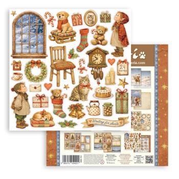 Stamperia - Designpapier "Silent Night" Paper Pack 12x12 Inch - 10 Bogen