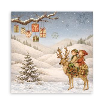 Preview: Stamperia - Designpapier "Silent Night" Maxi Paper Pack 12x12 Inch - 22 Bogen