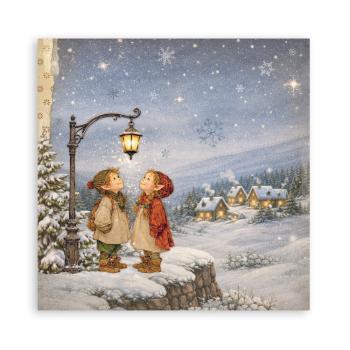 Stamperia - Designpapier "Silent Night" Maxi Paper Pack 12x12 Inch - 22 Bogen