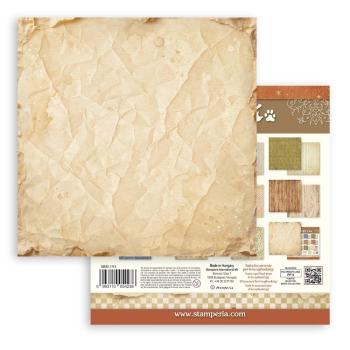 Stamperia - Designpapier "Maxi Background Selection" Maxi Paper Pack 12x12 Inch - 10 Bogen
