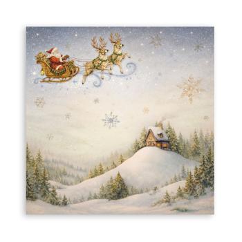 Preview: Stamperia - Designpapier "Silent Night" Maxi Paper Pack 8x8 Inch - 22 Bogen