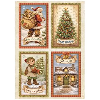 Preview: Stamperia - Decopatch Papier "Selection" Decoupage A4 - 6 Bogen  