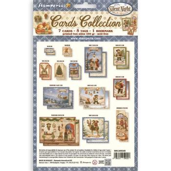Preview: Stamperia - Stanzteile "Silent Night" Cards Collection