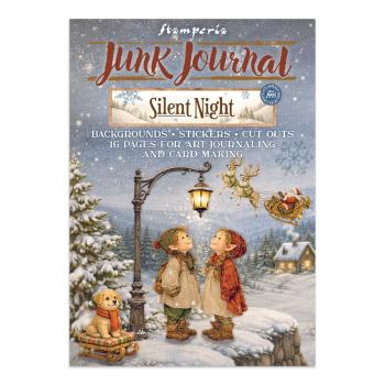 Stamperia - Papier, Aufkleber & Stanzteile "Silent Night" Junk Journal Backgrounds,Stickers,Cut-Outs