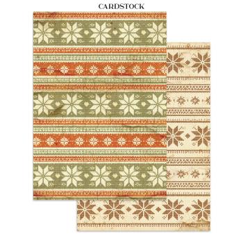 Stamperia - Papier, Aufkleber & Stanzteile "Silent Night" Junk Journal Backgrounds,Stickers,Cut-Outs