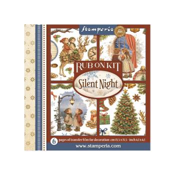 Stamperia - Transfer Aufkleber "Silent Night" Rub-On Kit