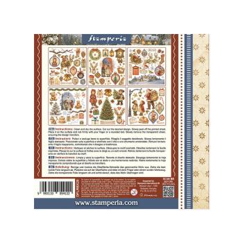 Stamperia - Transfer Aufkleber "Silent Night" Rub-On Kit