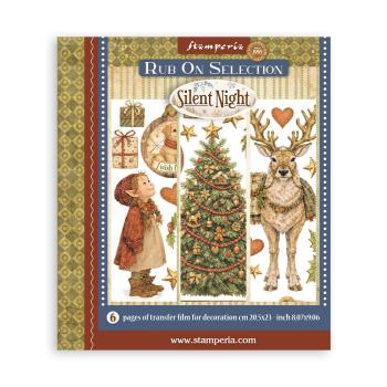 Stamperia - Transfer Aufkleber "Silent Night" Rub-On Kit