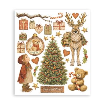 Preview: Stamperia - Transfer Aufkleber "Silent Night" Rub-On Kit