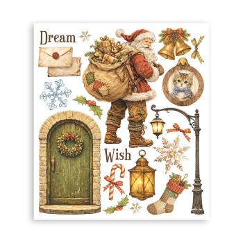 Preview: Stamperia - Transfer Aufkleber "Silent Night" Rub-On Kit