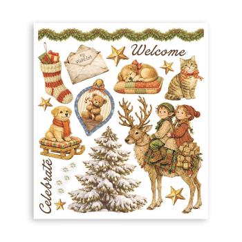 Stamperia - Transfer Aufkleber "Silent Night" Rub-On Kit