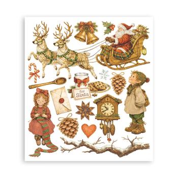 Stamperia - Transfer Aufkleber "Silent Night" Rub-On Kit