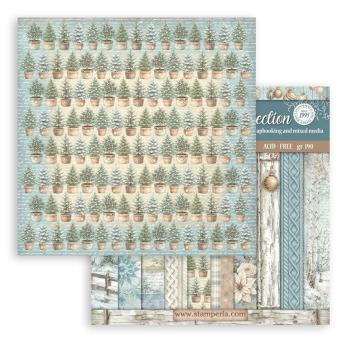 Preview: Stamperia - Designpapier "Maxi Background Selection by Cristina Radovan" Maxi Paper Pack 12x12 Inch - 10 Bogen