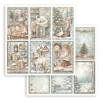 Stamperia - Designpapier "6 cards" Paper Pack 12x12 Inch - 10 Bogen