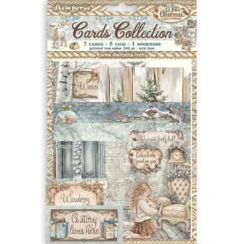 Stamperia - Stanzteile "White Christmas by Cristina Radovan" Cards Collection