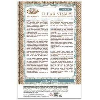 Preview: Stamperia - Stempelset "White Christmas by Cristina Radovan" Clear Stamps