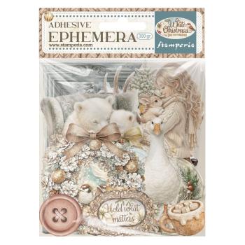 Stamperia - Stanzteile "White Christmas by Cristina Radovan" Die Cuts Ephemera