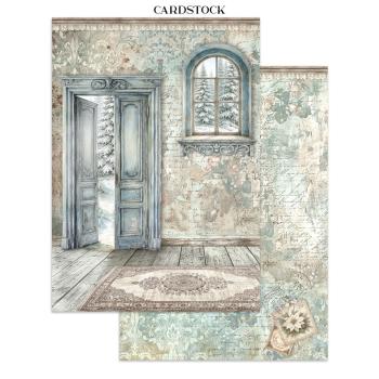 Preview: Stamperia - Papier, Aufkleber & Stanzteile "White Christmas by Cristina Radovan" Junk Journal Backgrounds,Stickers,Cut-Outs