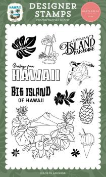 Carta Bella - Stempelset "Hawaiian Island Paradise" Clear Stamps