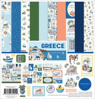 Carta Bella - Designpapier "Greece" Collection Kit 12x12 Inch - 12 Bogen  