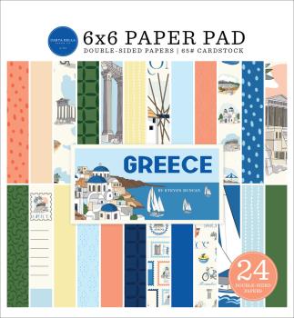 Carta Bella - Designpapier "Greece" Paper Pad 6x6 Inch - 24 Bogen