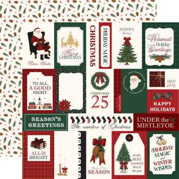 Carta Bella - Designpapier "Classic Christmas" Collection Kit 12x12 Inch - 12 Bogen  