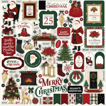 Carta Bella - Aufkleber "Classic Christmas" Element Stickers 
