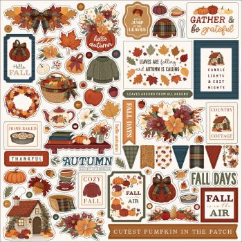 Carta Bella - Aufkleber "Here Comes Autumn" Element Stickers 