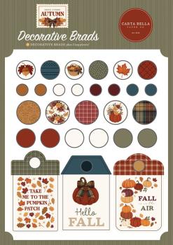 Carta Bella "Here Comes Autumn" Decorative Brads