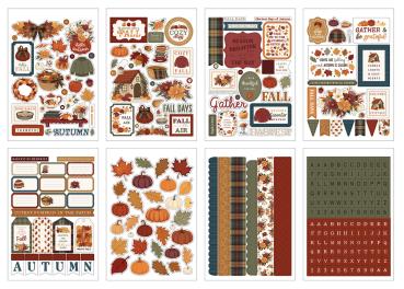 Preview: Carta Bella - Aufkleber "Here Comes Autumn" Sticker Book