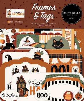 Carta Bella - Stanzteile & Anhänger "Handmade Halloween" Ephemera Frames & Tags