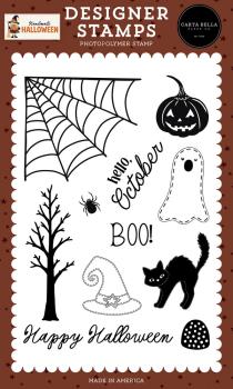 Carta Bella - Stempelset "Corner Spider Web" Clear Stamps