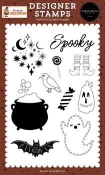 Carta Bella - Stempelset "Spooky Sparkles" Clear Stamps