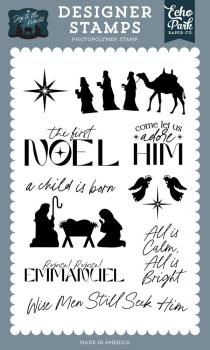 Echo Park - Stempelset "Rejoice Rejoice" Clear Stamps