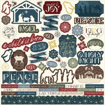 Echo Park - Aufkleber "Joy To The World" Element Sticker 12"