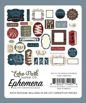 Preview: Echo Park - Stanzteile "Joy To The World" Ephemera