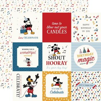 Echo Park - Designpapier "Mouse And Me Birthday" Collection Kit 12x12 Inch - 12 Bogen