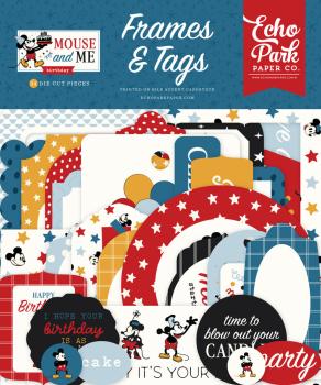 Echo Park - Stanzteile & Anhänger "Mouse And Me Birthday" Frames & Tags 