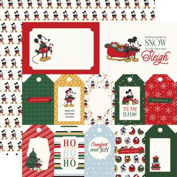 Echo Park - Designpapier "Mouse And Me Christmas" Collection Kit 12x12 Inch - 12 Bogen