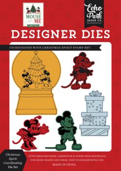 Echo Park - Stanzschablone "Mouse And Me Christmas Christmas Spirit " Dies