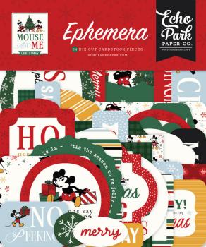 Echo Park - Stanzteile "Mouse And Me Christmas" Ephemera