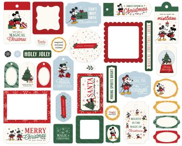 Preview: Echo Park - Stanzteile & Anhänger "Mouse And Me Christmas" Frames & Tags 