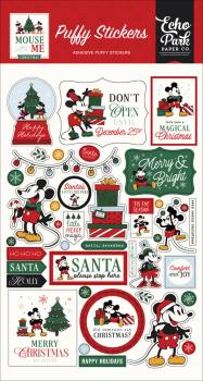 Echo Park - Aufkleber "Mouse And Me Christmas" Puffy Stickers
