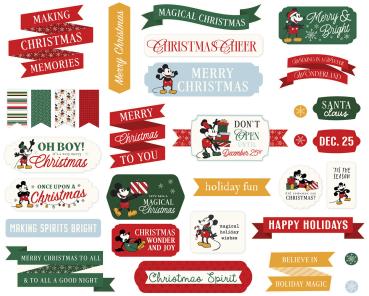 Preview: Echo Park - Stanzteile "Mouse And Me Christmas" Titles & Phrases
