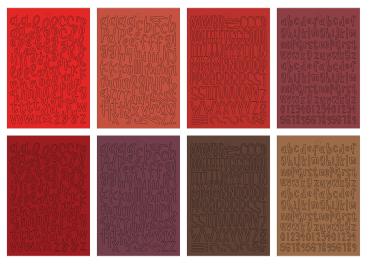 Preview: Echo Park - Aufkleber "Essentials Red Alpha" Sticker 
