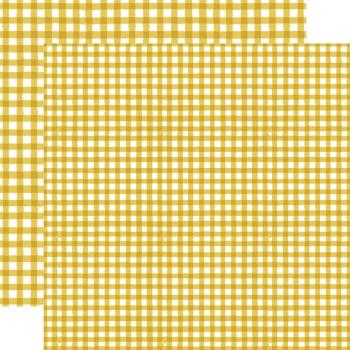 Echo Park - Designpapier "Watercolor Gingham Autumn" Collection Kit 12x12 Inch - 12 Bogen