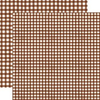 Echo Park - Designpapier "Watercolor Gingham Autumn" Collection Kit 12x12 Inch - 12 Bogen