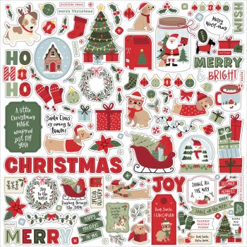 Echo Park - Designpapier "Here Comes Santa Paws" Collection Kit 12x12 Inch - 12 Bogen