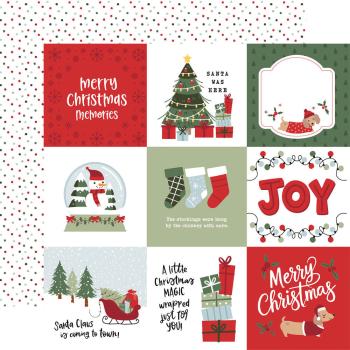 Echo Park - Designpapier "Here Comes Santa Paws" Collection Kit 12x12 Inch - 12 Bogen